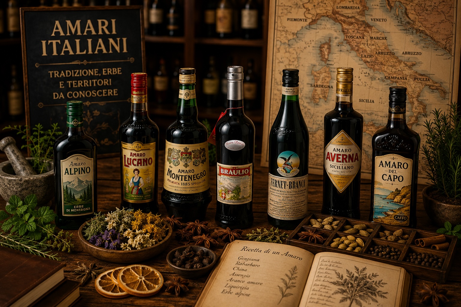 Amari italiani: tradizione, erbe e territori da conoscere