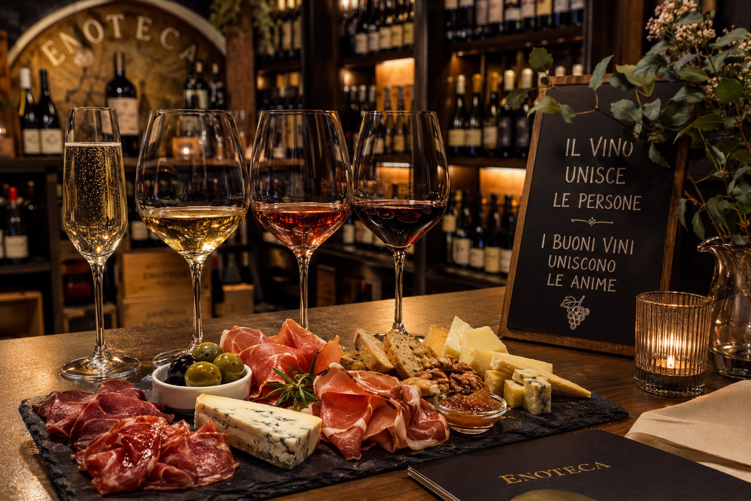 Come organizzare un aperitivo elegante in enoteca