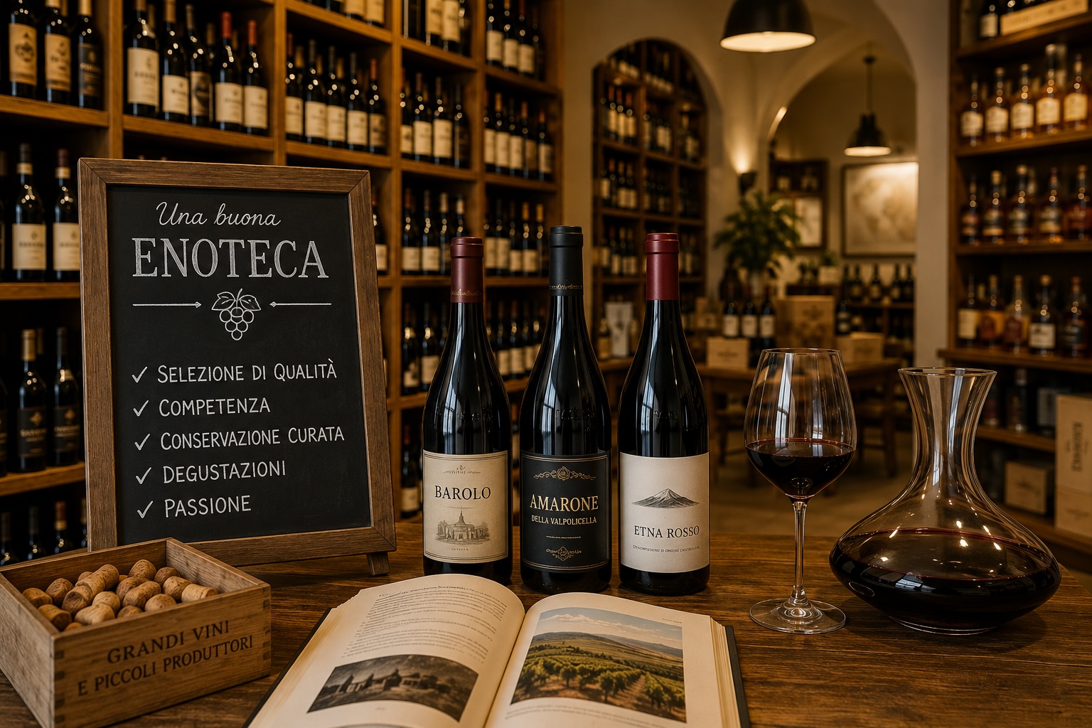 Come riconoscere una buona enoteca: i dettagli che fanno la differenza