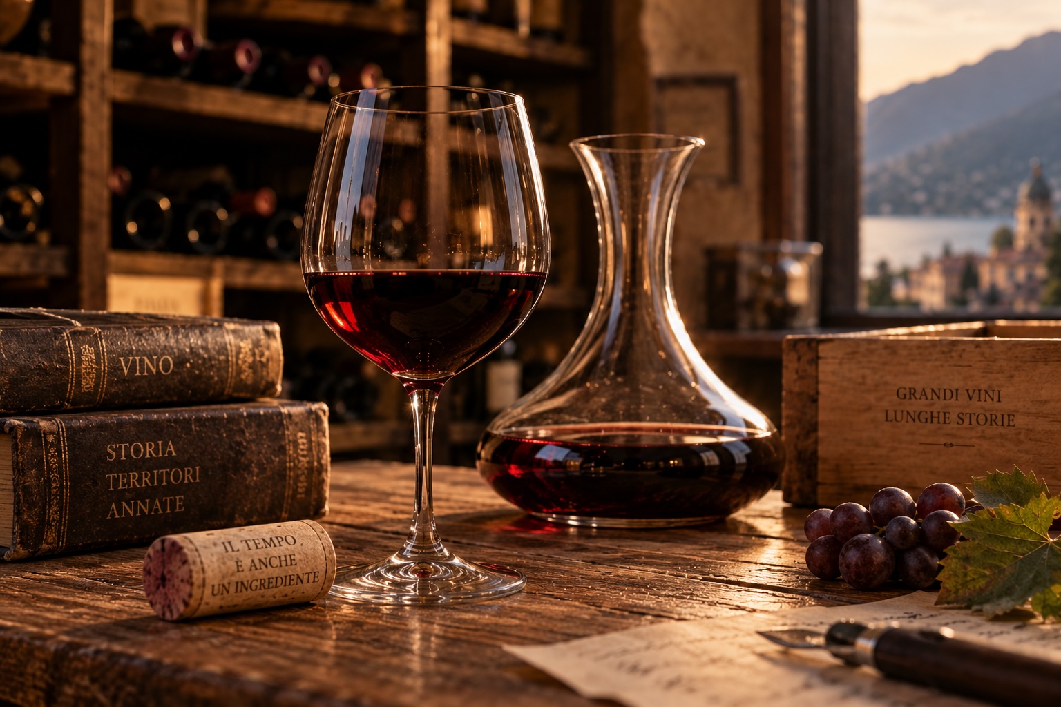 Il tempo nel bicchiere: perché alcuni vini sanno aspettare