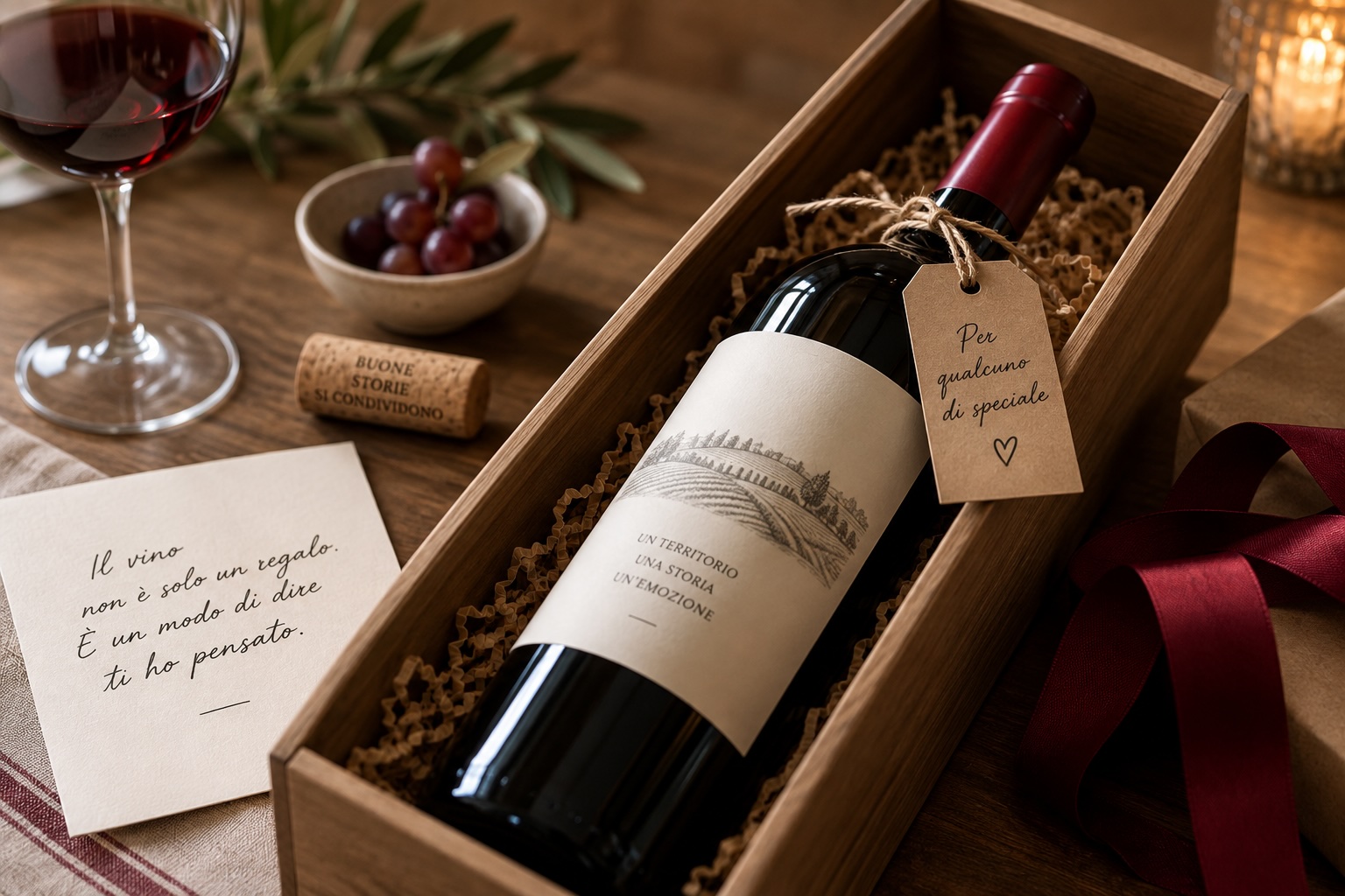 Il vino come regalo: quando una bottiglia diventa un gesto personale