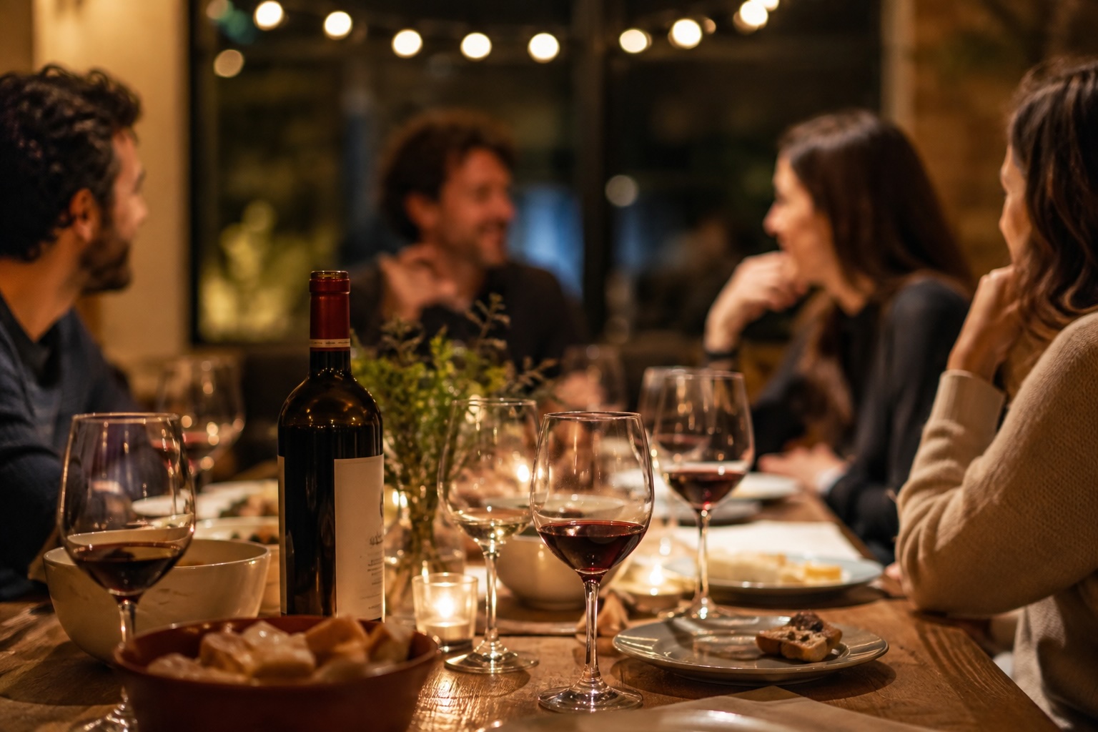 Quando il vino accompagna la conversazione, non il contrario